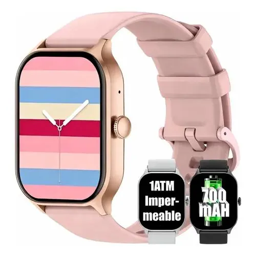 Reloj Inteligente Smartwatch Bluetooth 1atm Batería 30 Días Fucsia en oferta en Mercado Libre Chile