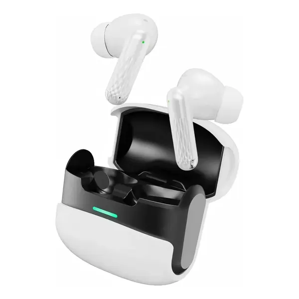 Audífonos Inalámbricos Bluetooth 5.4 Con Sonido Estéreo Blanco Y Negro en oferta en Mercado Libre Chile