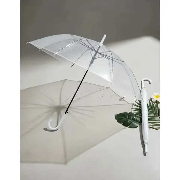 Paraguas Transparentes Para La Lluvia A Prueba De Viento Color Blanco (GAILS) en oferta en Mercado Libre Chile