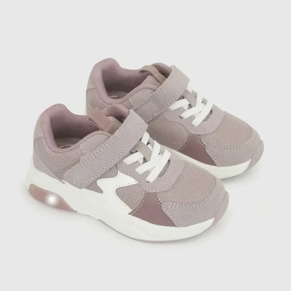 Zapatilla Con Luces Niña Morado 21-27 Colloky en oferta en Mercado Libre Chile