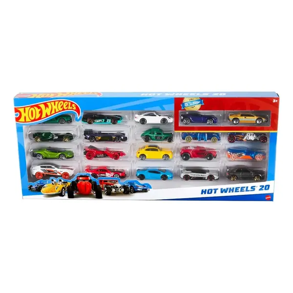 Hot Wheels Vehículo De Juguete Paquete Sorpresa De 20 Autos Multicolor en oferta en Mercado Libre Chile